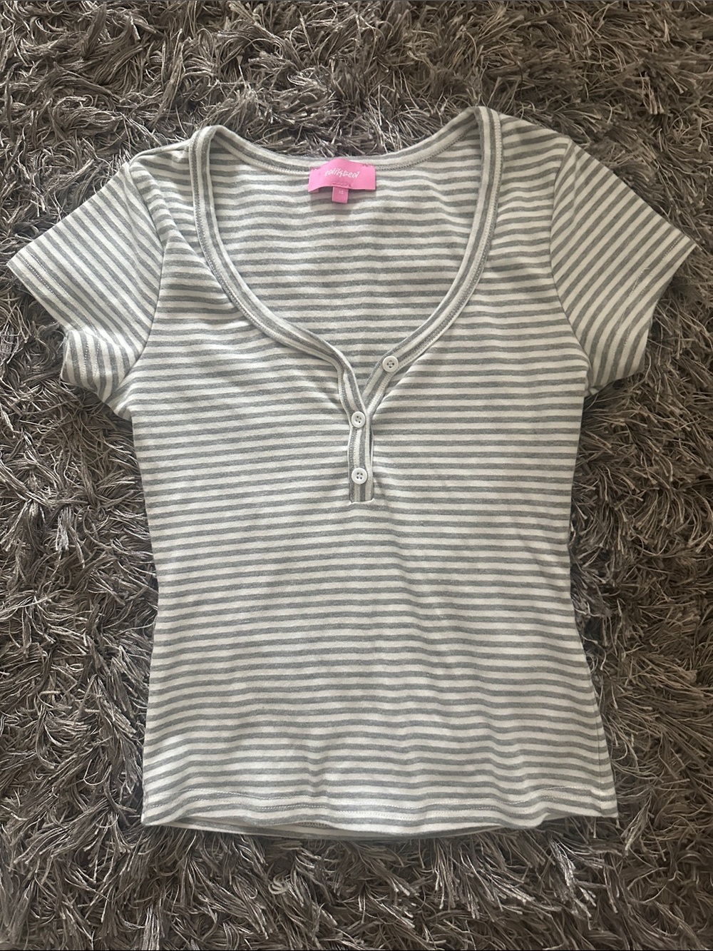 edikted Striped Top Size XS